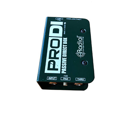 RADIAL Passive Mono Direct Box 4 mono-direct-box-va-rental-los-angeles