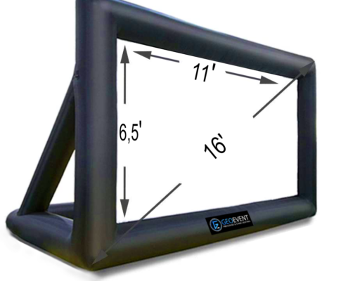 Outdoor Movie Screen 16′ Inflatable
