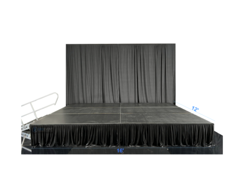 12'x16' w:Backdrop image-of-small-rental-stage