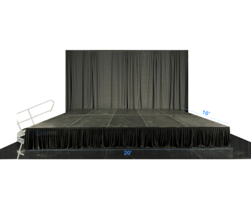 20'x16' w:Backdrop image-of-rental-stage-near-you