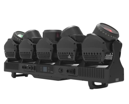 ACME Tornado Lighting Rental – Truss-Mounted Configuration ACME Tornado lighting rental installed on truss for concert and event lighting rentals