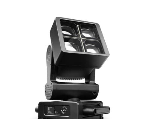 Rent Claypaky Volero Cue from GeoEvent Claypaky Volero Cube IP66 RGBW moving head lighting fixture available for rental from GeoEvent