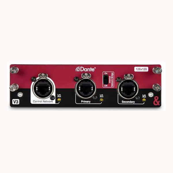 Dante 128x128 Card for Allen & Heath dLive Rental