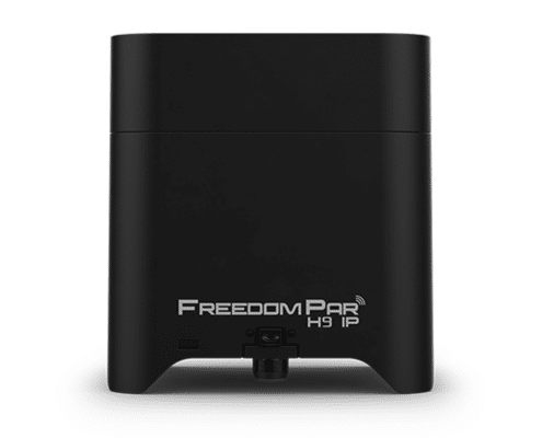 Chauvet Freedom Par H9 IP battery powered uplight rental side view