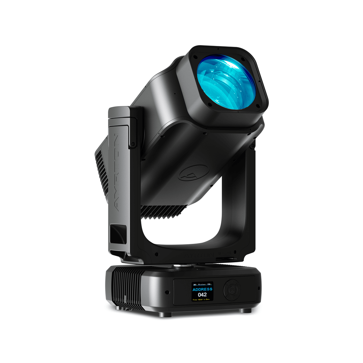 Ayrton Rivale Profile Lighting Rental – Side View Ayrton Rivale Profile lighting rental side view moving head profile fixture