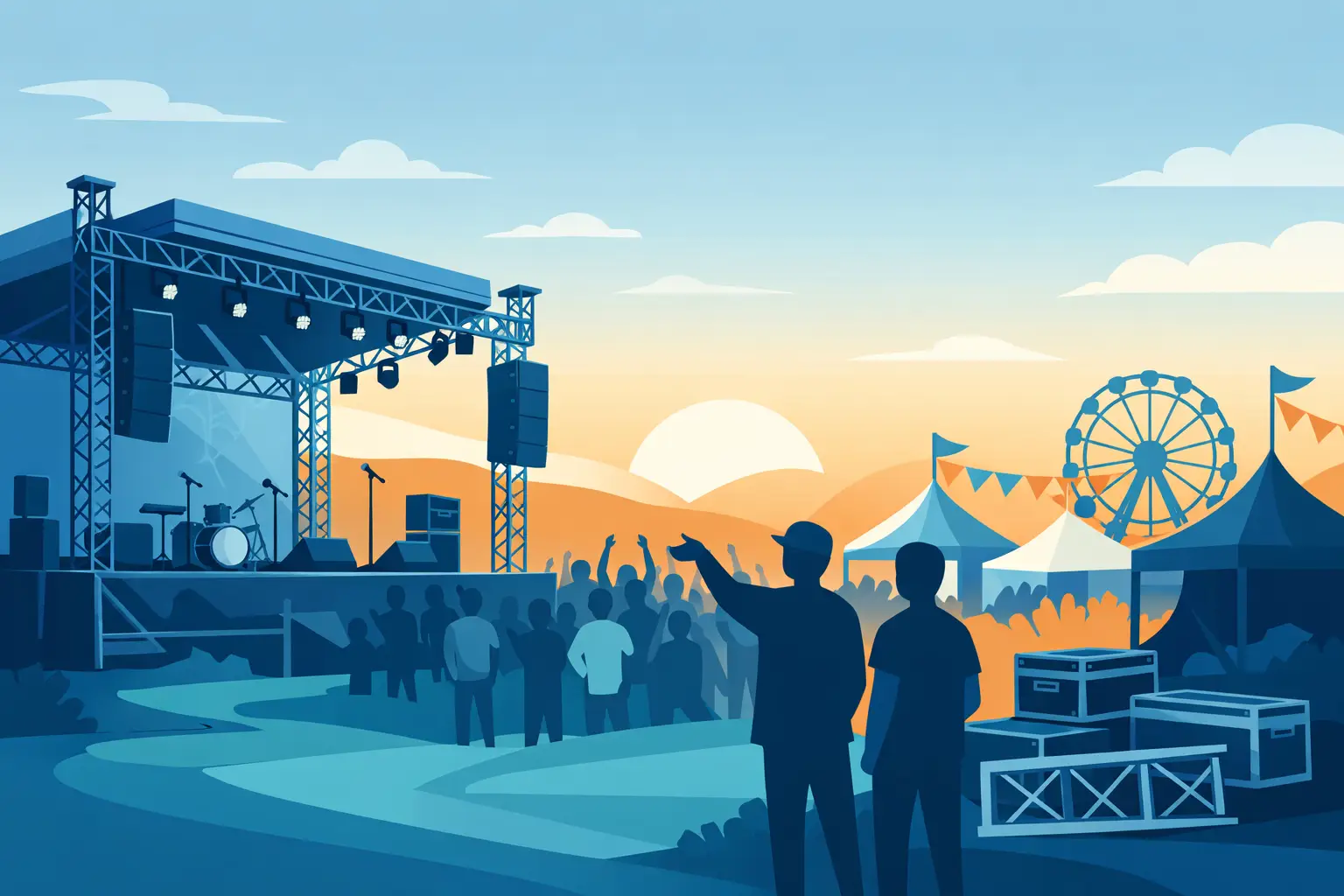 Festival Stage Rental That Fits the Event 3 Festival Stage Rental That Fits the Event