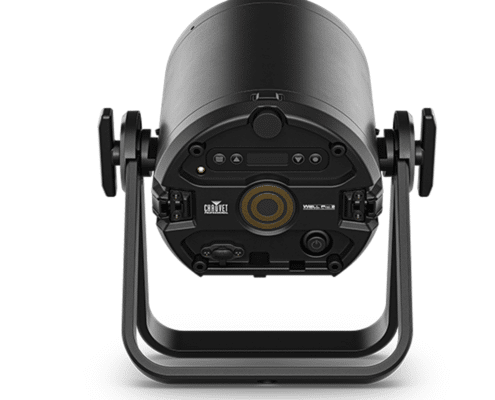 Chauvet WELL POD 2 Battery Powered Lighting Rental Rear View Chauvet WELL POD 2 rear view battery powered lighting rental with control panel