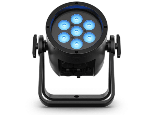 Chauvet WELL POD 2 Battery Powered Lighting Rental Front View Chauvet WELL POD 2 front view battery powered lighting rental fixture