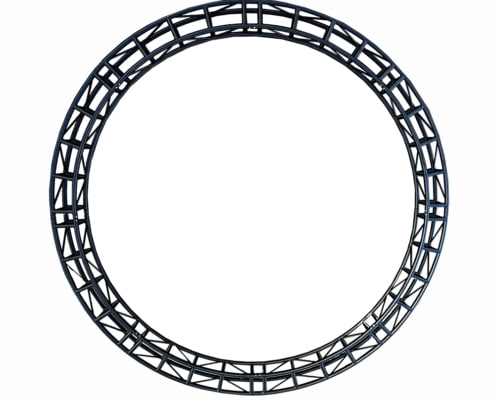 Black Round Truss Black Round Truss