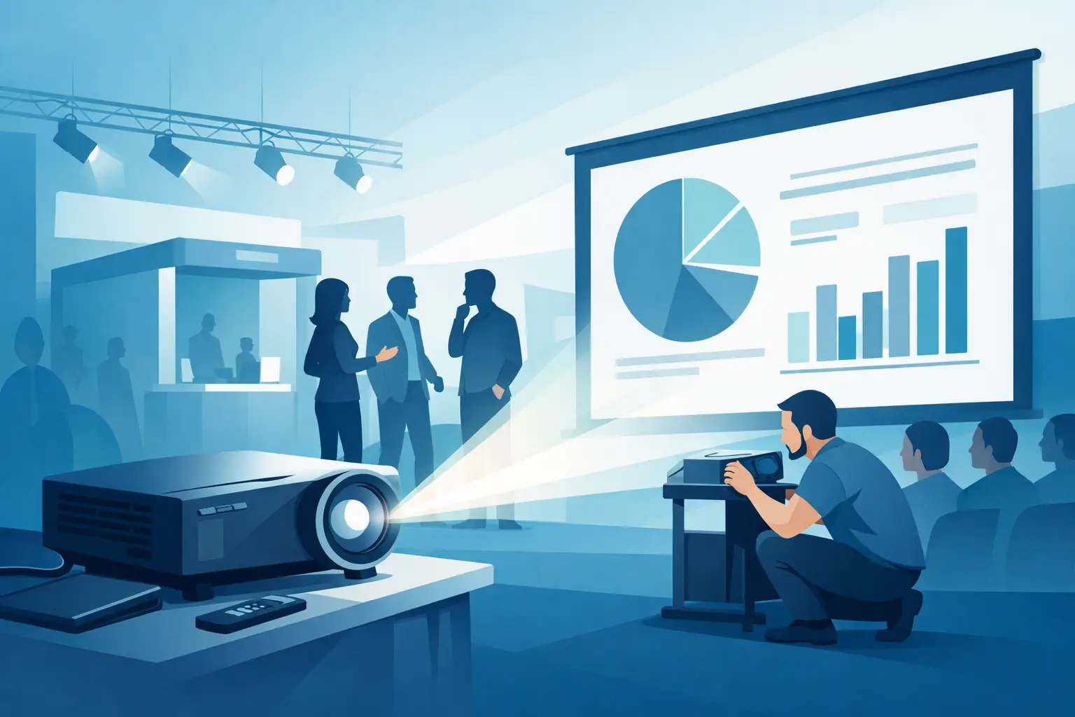 Trade Show Projector Rental Done Right 1 Trade Show Projector Rental Done Right